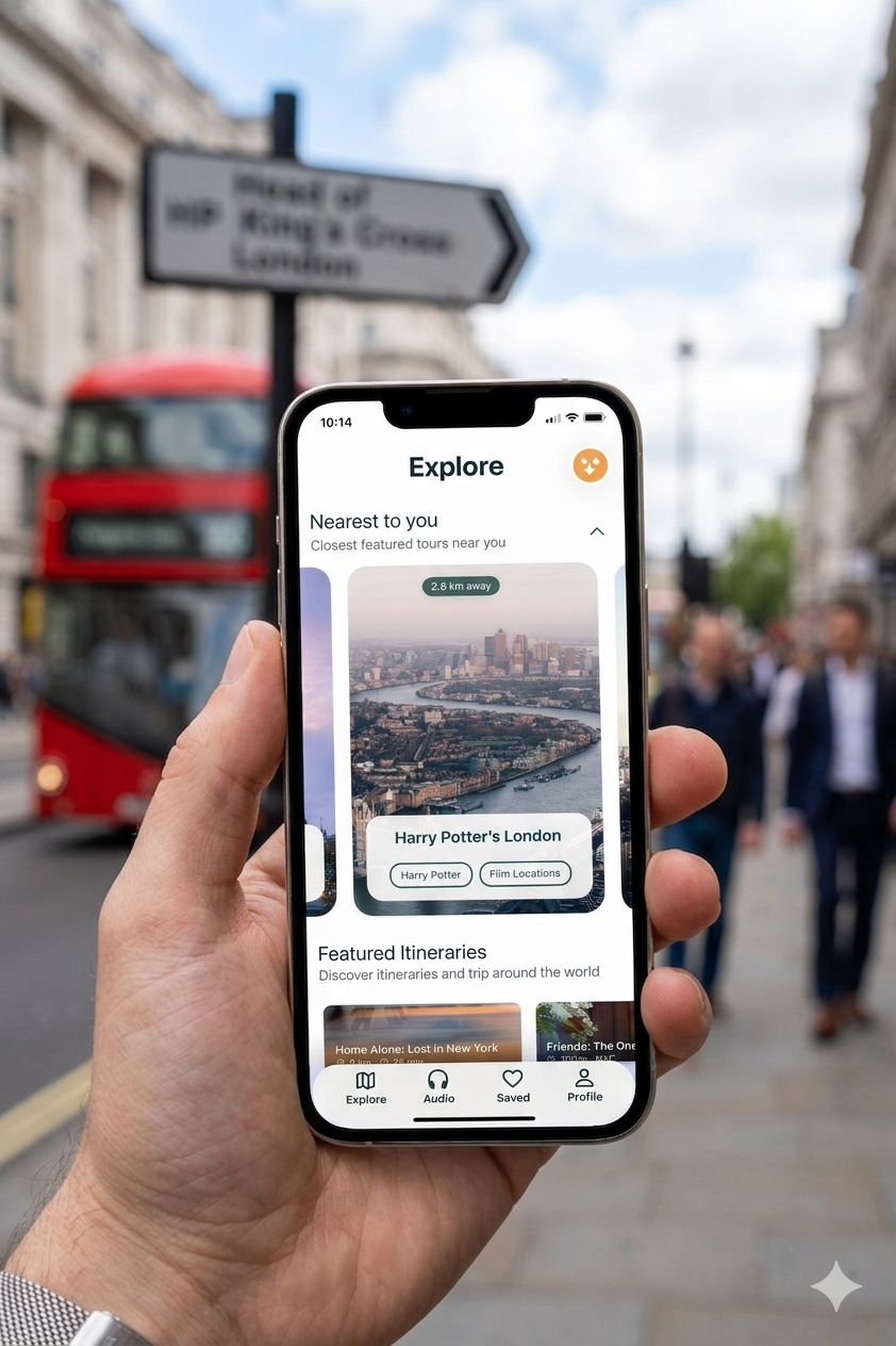 Using Itineru to explore London near Kings Cross